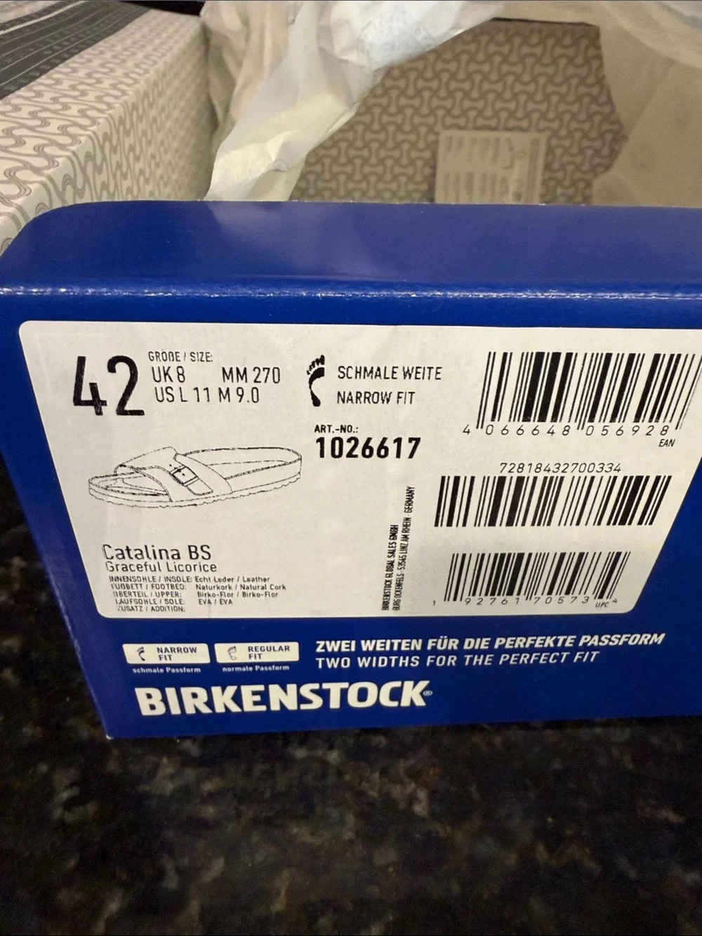 NWT Birkenstock Catalina 42/11